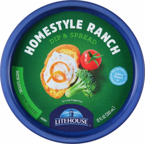 Litehouse Ranch Dip Perspective: top