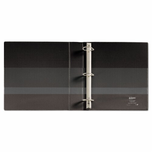 Avery® Clear Cover Heavy Duty Binder - Black Perspective: top