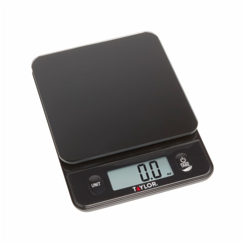 Taylor® Digital Glass Kitchen Scale - Black, 1 ct - Kroger