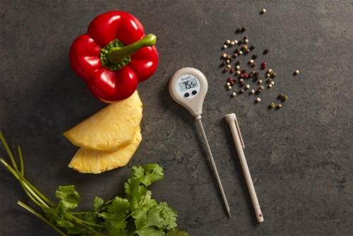 Allrecipes Digital Pocket Thermometer - White Perspective: top