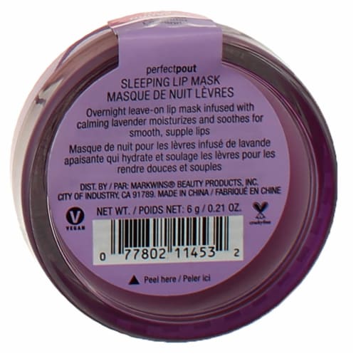 Wet n Wild Lavender Perfect Pout Sleeping Lip Mask Perspective: top