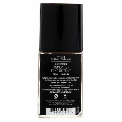 Wet n Wild Photo Focus Dewy Foundation Shell Ivory Perspective: top