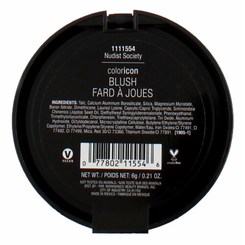 Wet n Wild 1111554 Nudist Society Color Icon Blush Perspective: top