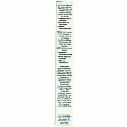 Wet n Wild® Perfect Pout™ Gel Lip Liner - Bare To Comment Perspective: top