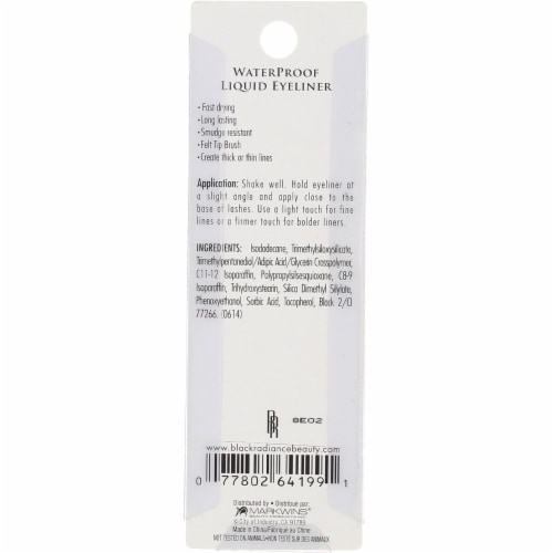 Black Radiance® Waterproof Liquid Eyeliner - Black Velvet Perspective: top