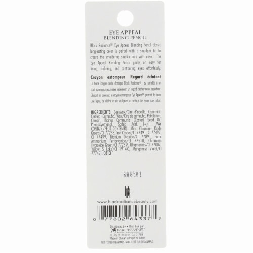Black Radiance® Eye Appeal™ Blending Pencil - Kohl Black Perspective: top