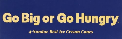 Fat Boy® Sundae Best Ice Cream Cones Perspective: top