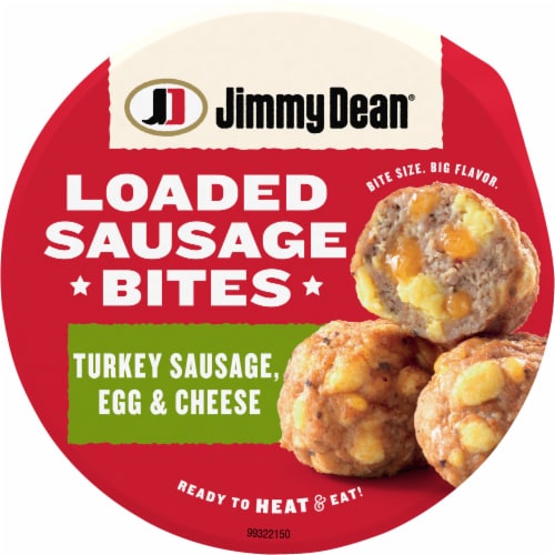 Jimmy Dean® Turkey Sausage Egg & Cheese Loaded Sausage Bites Perspective: top