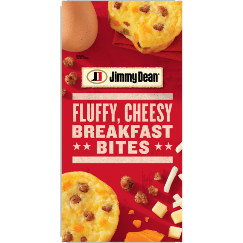 Jimmy Dean® Sausage & Three Cheese Frozen Breakfast Egg Bites Perspective: top