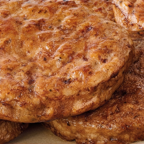 Jimmy Dean® All Natural Original Fully Cooked Pork Sausage Patties Perspective: top