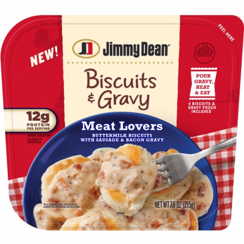 Jimmy Dean® Biscuits & Gravy Meat Lovers Perspective: top
