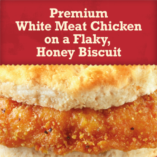 Jimmy Dean Spicy Chicken Honey Biscuit Perspective: top
