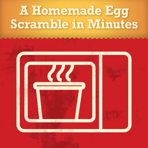 Jimmy Dean Simple Scrambles Bacon Perspective: top