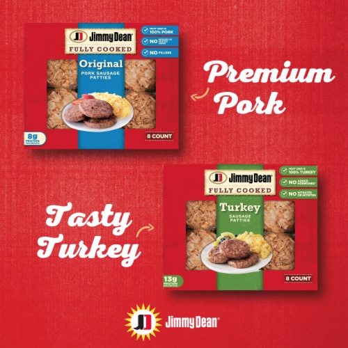 Jimmy Dean® Fully Cooked Breakfast Turkey Sausage Links Perspective: top