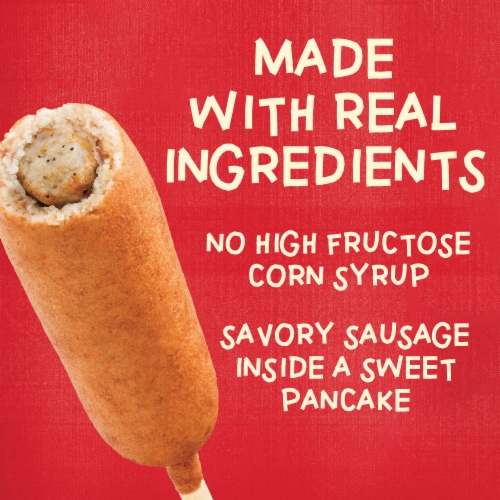 Jimmy Dean® Pancakes and Sausage on a Stick Frozen Breakfast Perspective: top