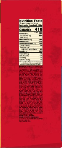 Jimmy Dean® Sausage Egg & Cheese Frozen Biscuit Sandwiches Perspective: top
