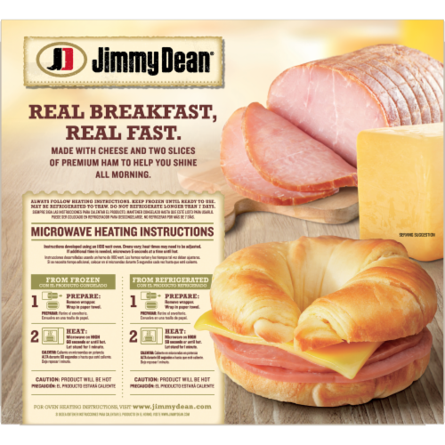 Jimmy Dean® Ham & Cheese Croissant Frozen Breakfast Sandwiches, 27.2 OZ Smith’s Food and Drug
