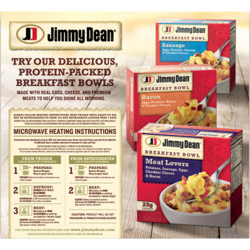 Jimmy Dean® Sausage Egg & Cheese Croissant Frozen Breakfast Sandwiches Perspective: top