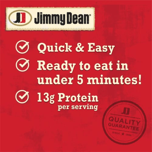 Jimmy Dean® Sausage Egg & Cheese Croissant Frozen Breakfast Sandwiches Perspective: top