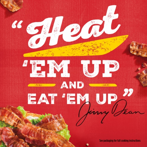 Jimmy Dean Fully-Cooked Bacon Hickory Smoked Perspective: top