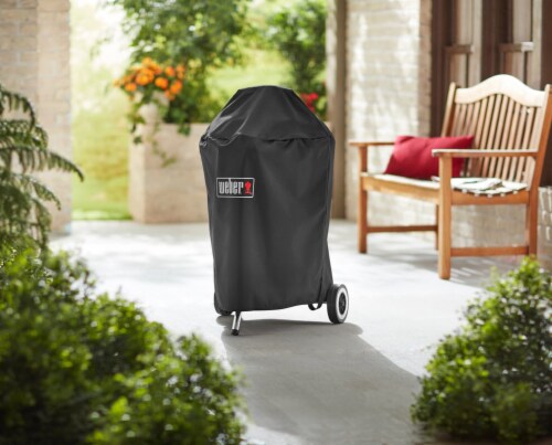 Weber Premium Charcoal Grill Cover Perspective: top