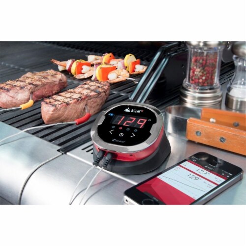 Weber iGrill 3 Bluetooth Connected Digital Smart Thermometer, Black