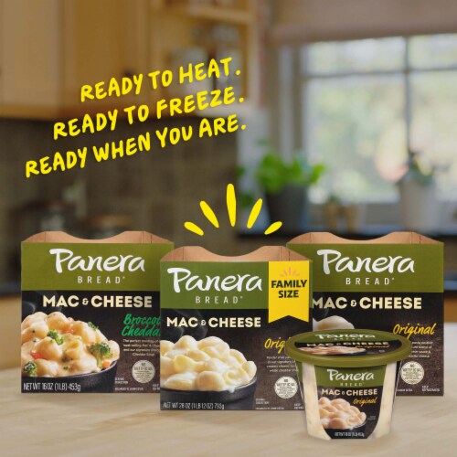 Panera Bread Ready-to-Heat Asiago Mac & Cheese with Fire-Roasted Tomatoes Perspective: top
