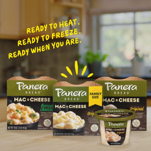 Panera Bread Ready-to-Heat Family Size Mac & Cheese, Microwave Meal Perspective: top