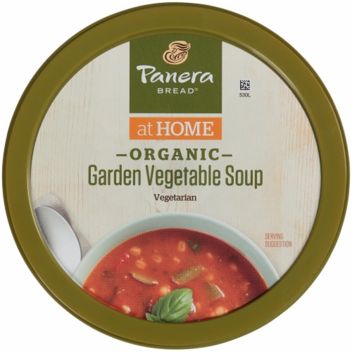 Panera Bread® Organic Garden Vegetable Soup Perspective: top