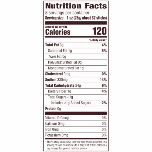 Snyder's of Hanover® Gluten Free Pretzel Sticks Perspective: top