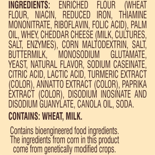 Snyder's of Hanover Pretzel Pieces Cheddar Cheese Perspective: top