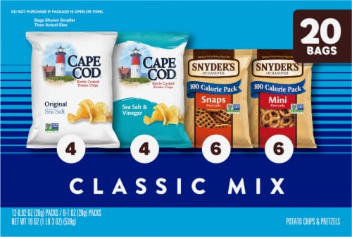 Snyder's of Hanover Classic Mix Perspective: top
