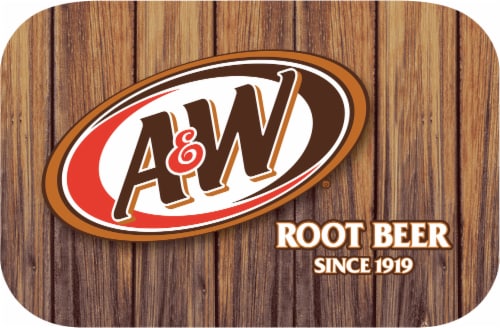 A&W® Root Beer Soda Mini Cans Perspective: top