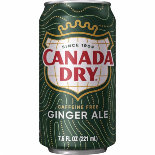 Canada Dry Ginger Ale Caffeine Free Soda Cans Perspective: top
