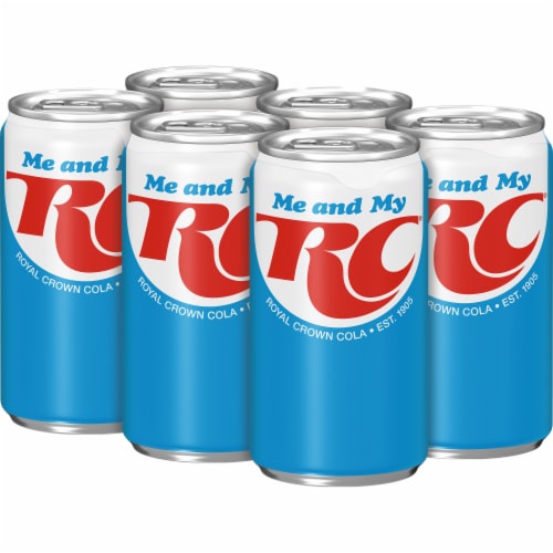 RC® Cola Mini Cans Perspective: top