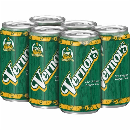 Vernors® Ginger Soda Mini Cans Perspective: top