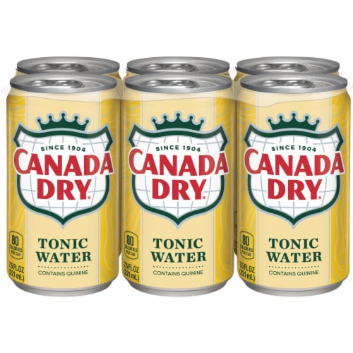 Canada Dry Tonic Water Cans Perspective: top