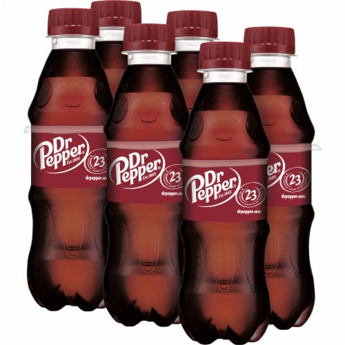 Dr. Pepper® Soda Drink Bottles Perspective: top