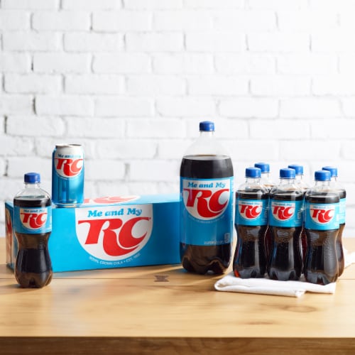 RC® Cola Soda Bottle Perspective: top