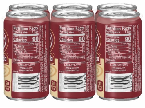Dr Pepper® & Cream Soda Mini Cans Perspective: top