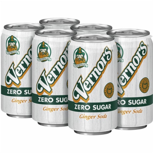 Vernors Zero Sugar Ginger Soda Perspective: top