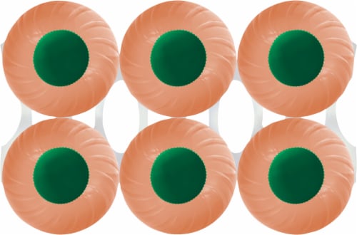 Crush® Peach Soda Bottles Perspective: top
