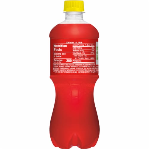Squirt Ruby Red Citrus Soda Perspective: top