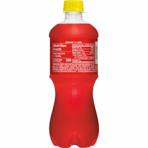 Squirt Ruby Red Citrus Soda Perspective: top