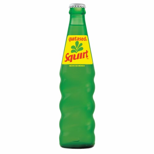 Squirt Grapefruit Caffeine Free Soda Bottle Perspective: top