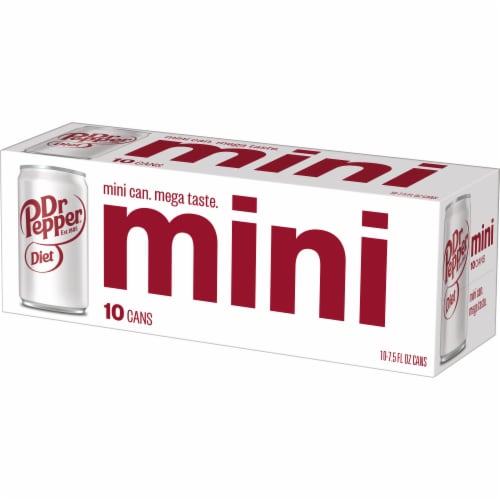 Dr Pepper® Diet Mini Cans Perspective: top