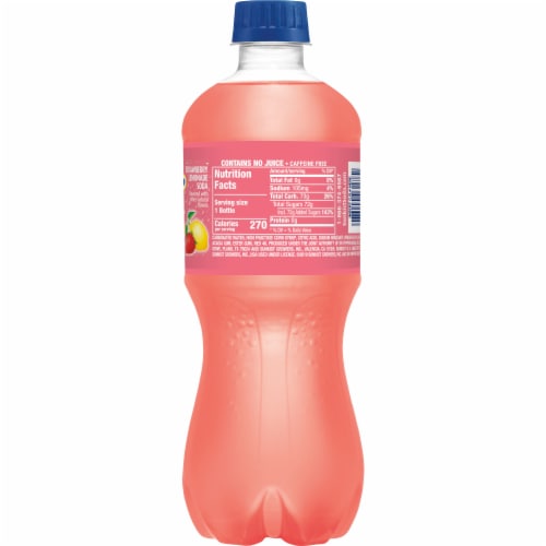Sunkist® Strawberry Lemonade Soda Bottle Perspective: top