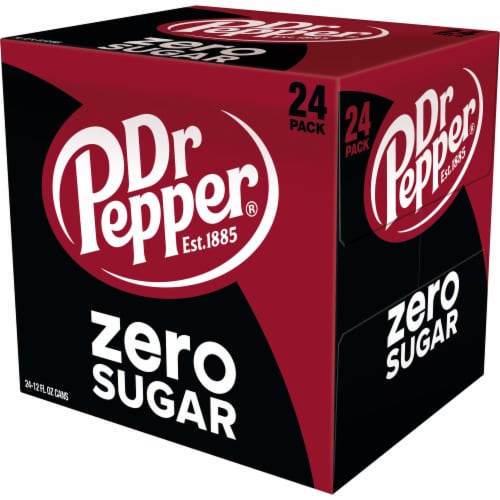 Dr Pepper® Zero Sugar Soda Perspective: top