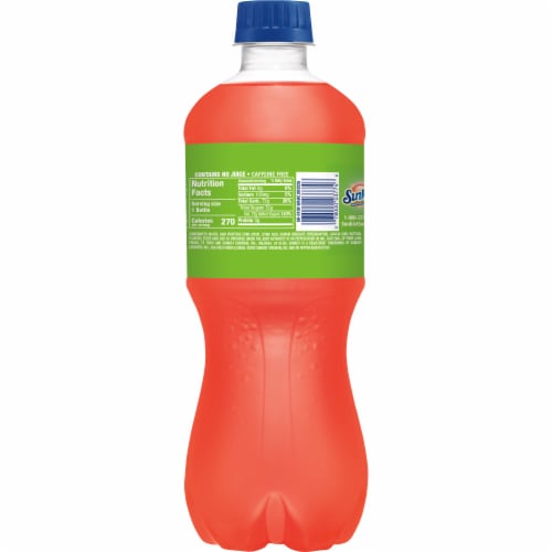 Sunkist® Watermelon Lemonade Soda Bottle Perspective: top