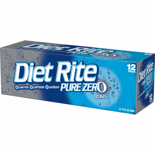 Diet Rite Cola Soda Cans Perspective: top